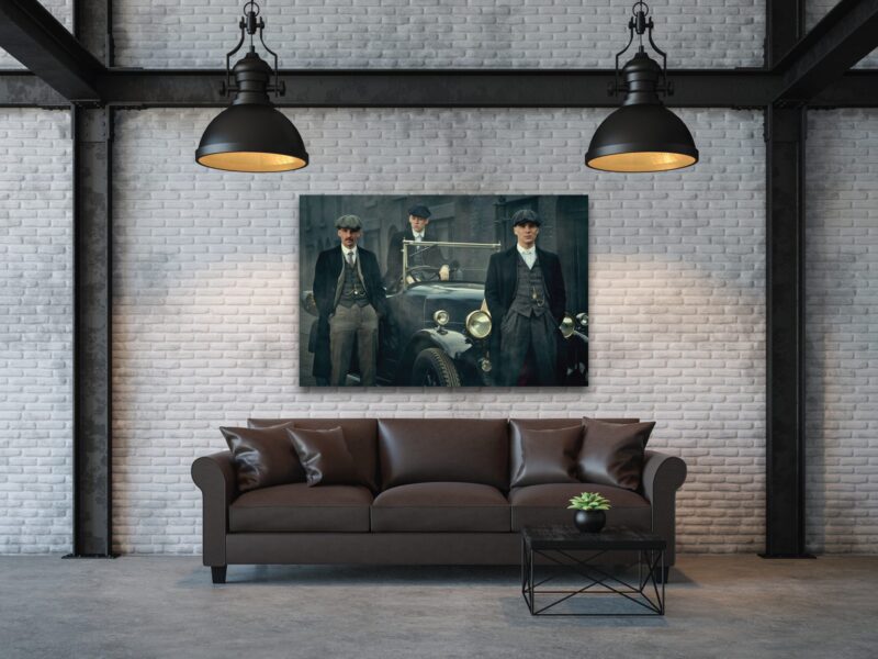 Peaky Blinders 5 – plexiglas – aluminium – canvas - Afbeelding 2