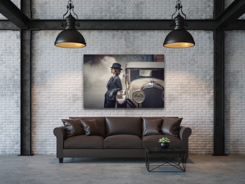 Peaky Blinders 3 – plexiglas – aluminium – canvas - Afbeelding 2