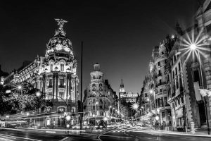 Madrid Spain – plexiglas – aluminium – canvas