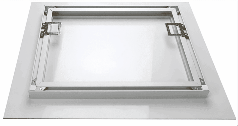 Blind ophangsysteem - ophangprofiel fotopaneel onzichtbaar