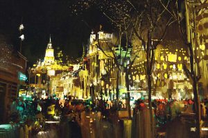 Abstract art of city street – plexiglas – aluminium – canvas