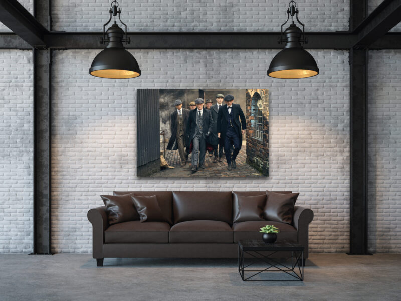 Peaky Blinders 8 - plexiglas - aluminium - canvas - Afbeelding 2