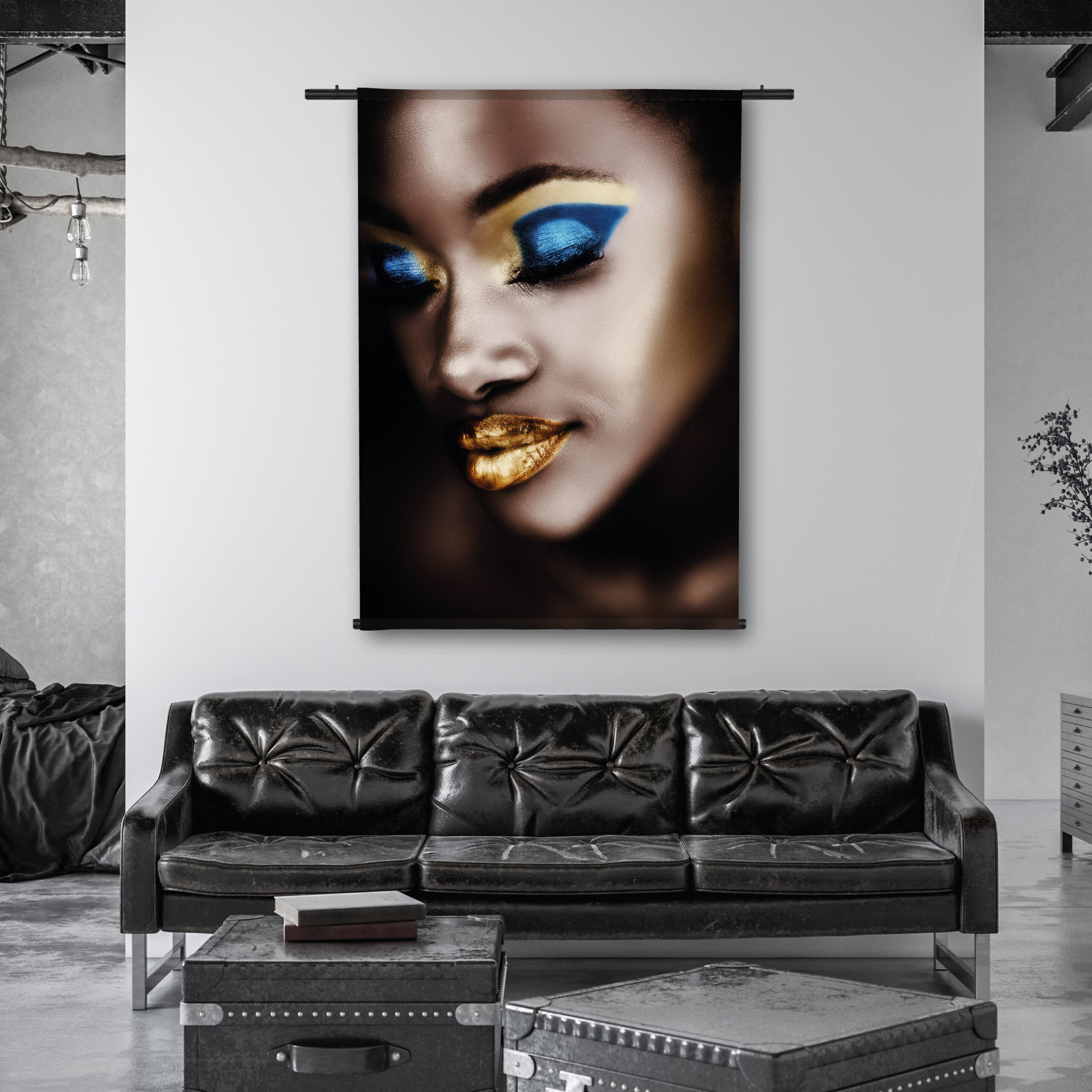 wandkleed woman make up