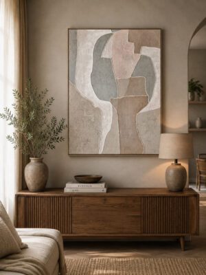 Olieverfschilderij Soft Harmony 2 – Handgeschilderd 90 x 120 cm