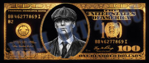Shelby dollar biljet schilderij verkrijgbaar op plexiglas 5mm canvas aluminium