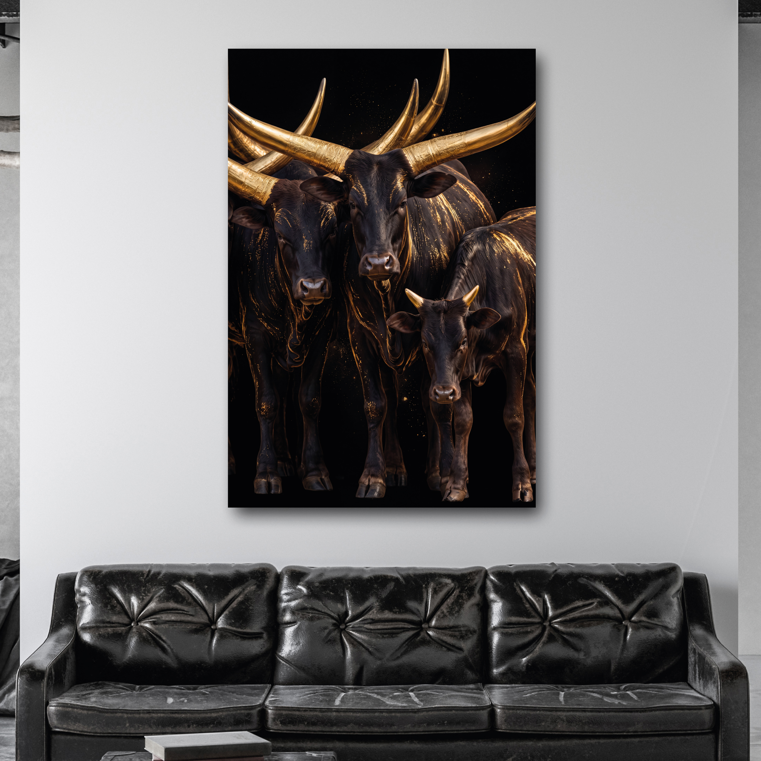 Ankole watusi wanddecoratie